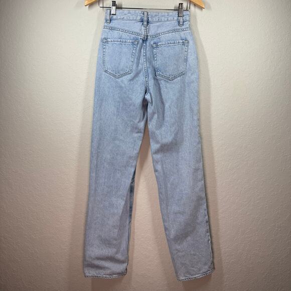 PacSun Women's Patchwork 90's Boyfriend Straight‎ Leg Jeans Denim Size 24 - Picture 5 of 11